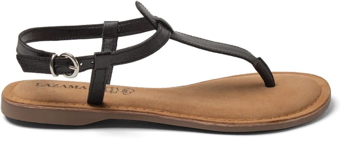 Imme Dames Sandalen Leer Zwart