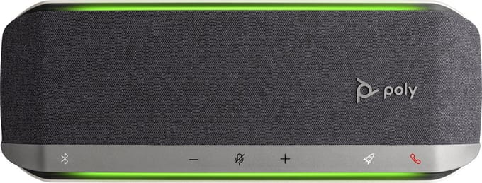 HP Poly Sync 40 Conferentieluidspreker USB-A, USB-C, Bluetooth Zwart, Zilver