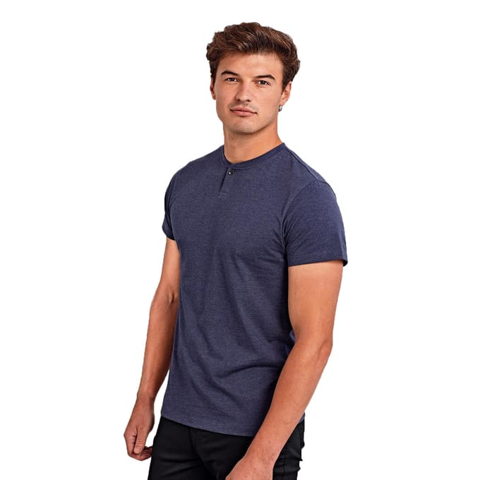 Premier Heren Comis Duurzaam T-shirt (Marine Marl)