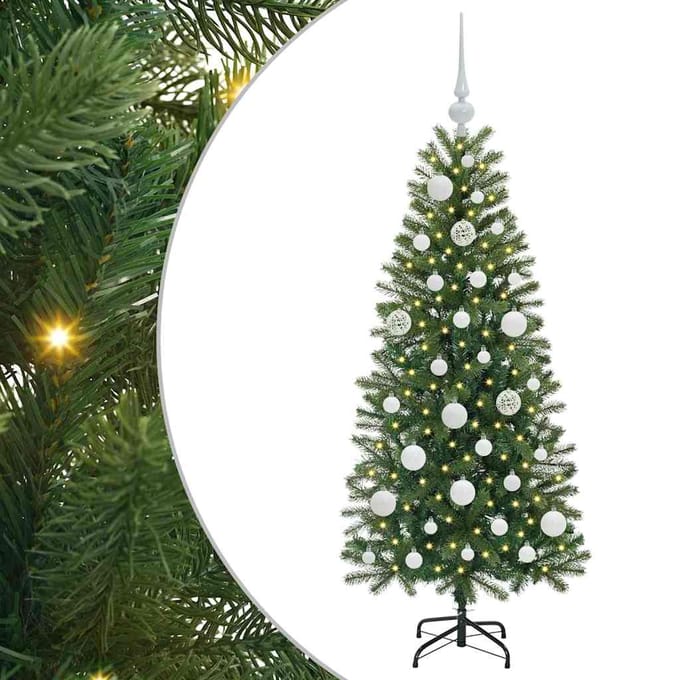 vidaXL - Kunstkerstboom - Groen - 120 - cm - PE - en - PVC
