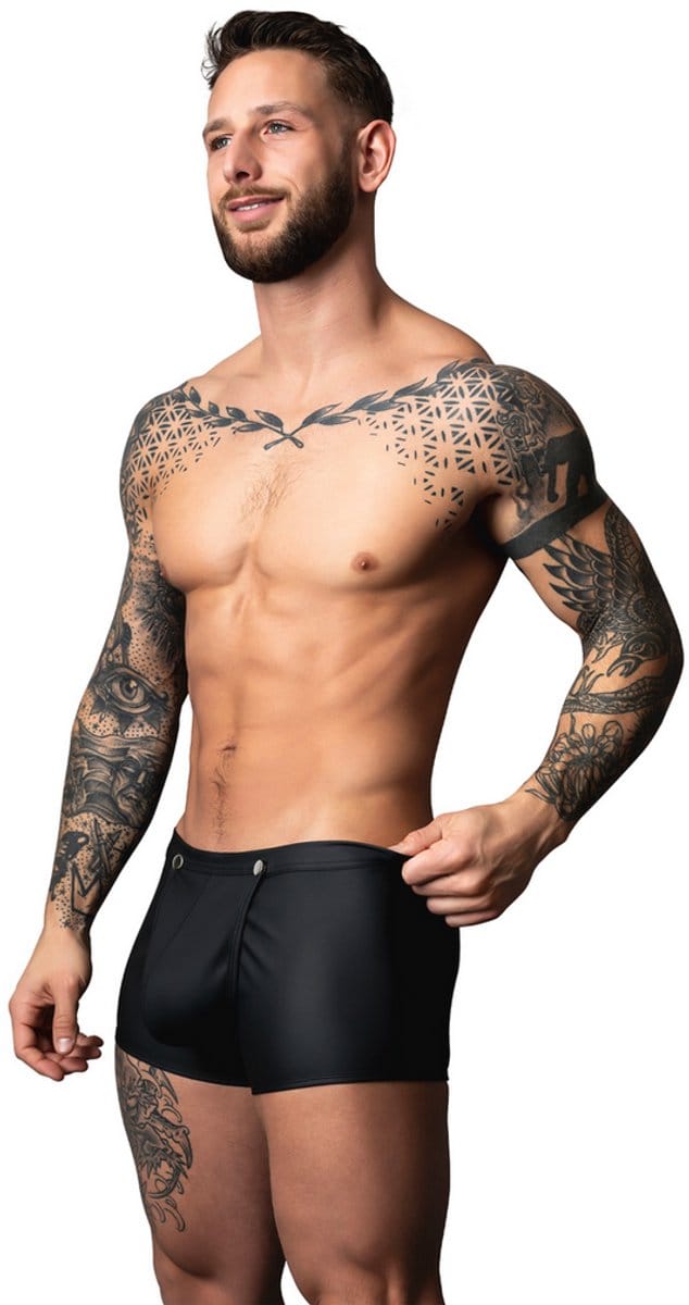 Male Power Sexy Snap Off Short - Zwart - Maat S