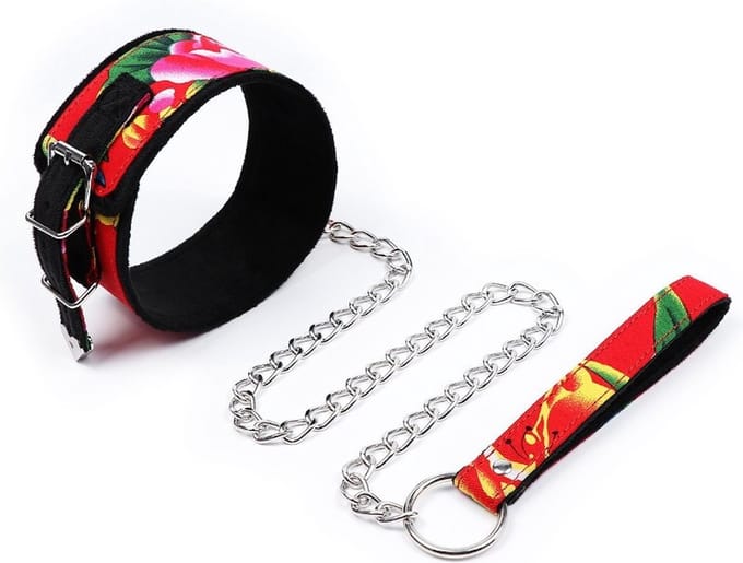 Nooitmeersaai - Tropische halsband met riem