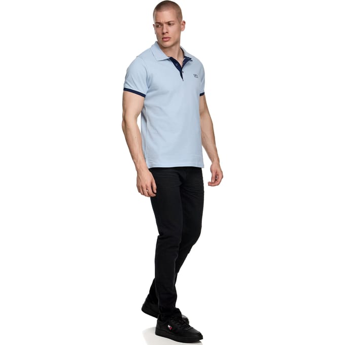 Contrast Polo Piqué Shirt Normale Pasvorm