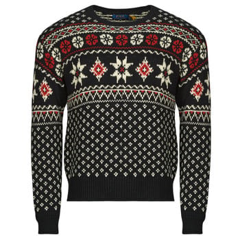 Gebreide pullover in all-over look met ronde hals