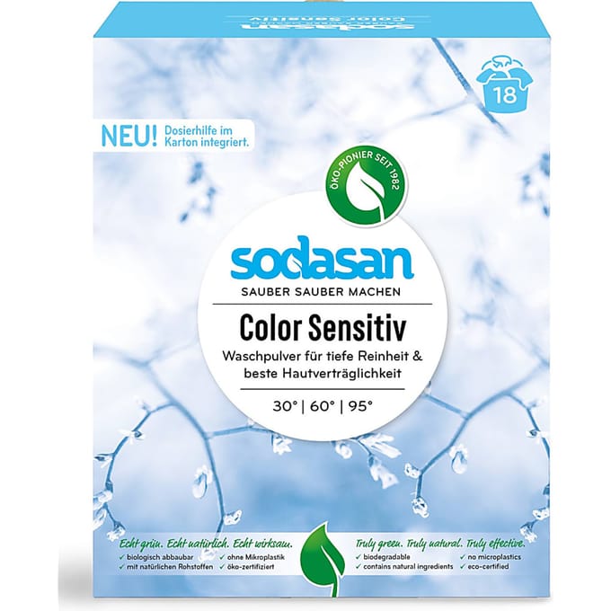 Sodasan Waspoeder Gekleurde Was - Sensitive 1010g