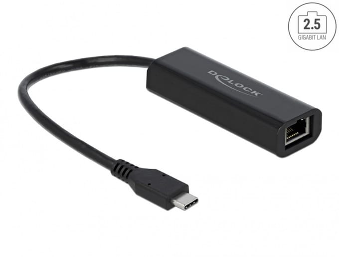 Delock Adapter USB Type-C™ male to 2.5 Gigabit LAN