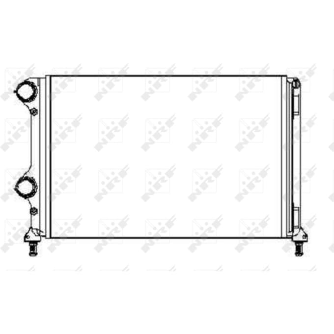 Radiator, motorkoeling Economy Class NRF 53245A