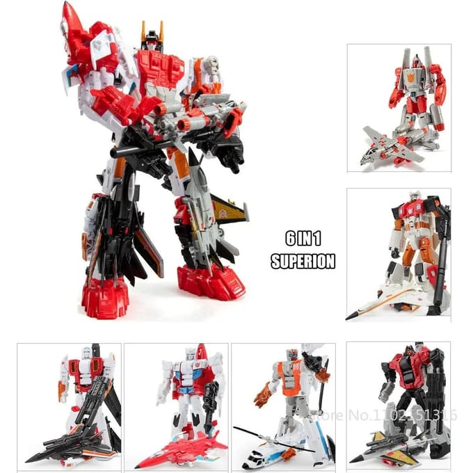 Transformeer Robot Speelgoed HZX Defensor Bruticus Superion Devastator IDW 5 IN 1 6 IN 1 EEN ZONDER DOOS Sets Actiefiguur KO 6in1