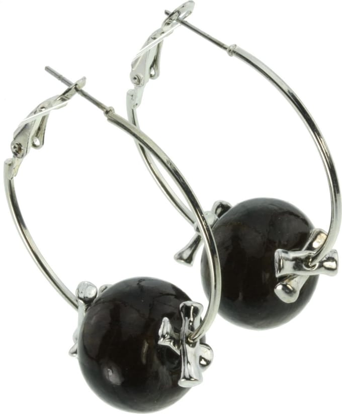 Behave - Oorbellen - Dames - Zilverkleur - Chique - Met Parel