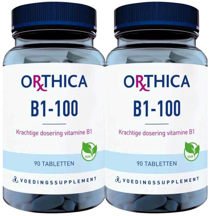 Orthica - B1-100 - 2 x 90 tabletten - Voordeelverpakking