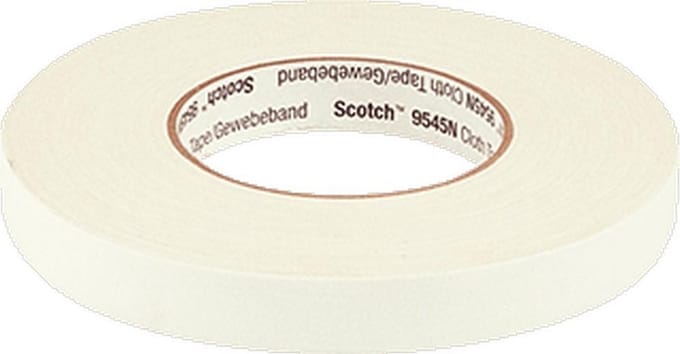 9545NW19 Textieltape Scotch Wit (l x b) 50 m x 19 mm 1 stuk(s)