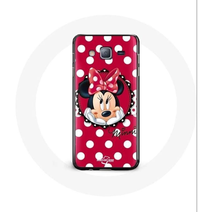 Case voor Samsung Galaxy j3 2016 Minnie Mouse Cartoon Rood rood