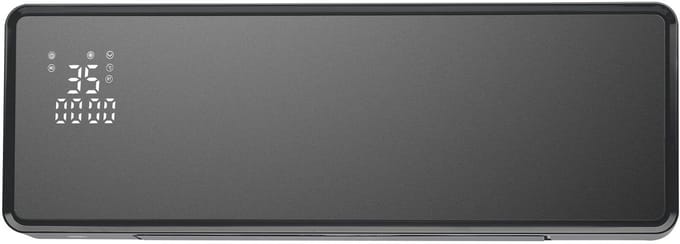 Keramische wandverwarming ThermoBlack met Wifi thermostaat - Afstandsbediening - Ventilator