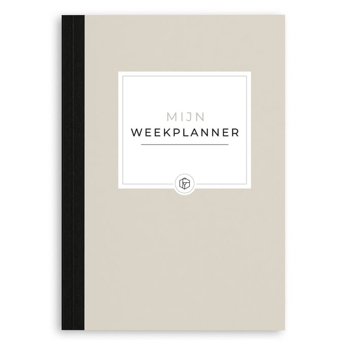 Fyllbooks - Mijn Weekplanner - Planner Ongedateerd - Week Agenda Datumloos - Planning - Beige