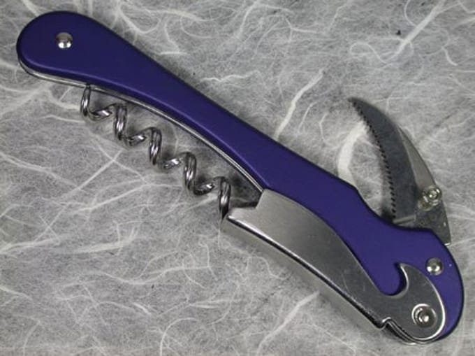 Adola RVS Kelnersmes Blauw