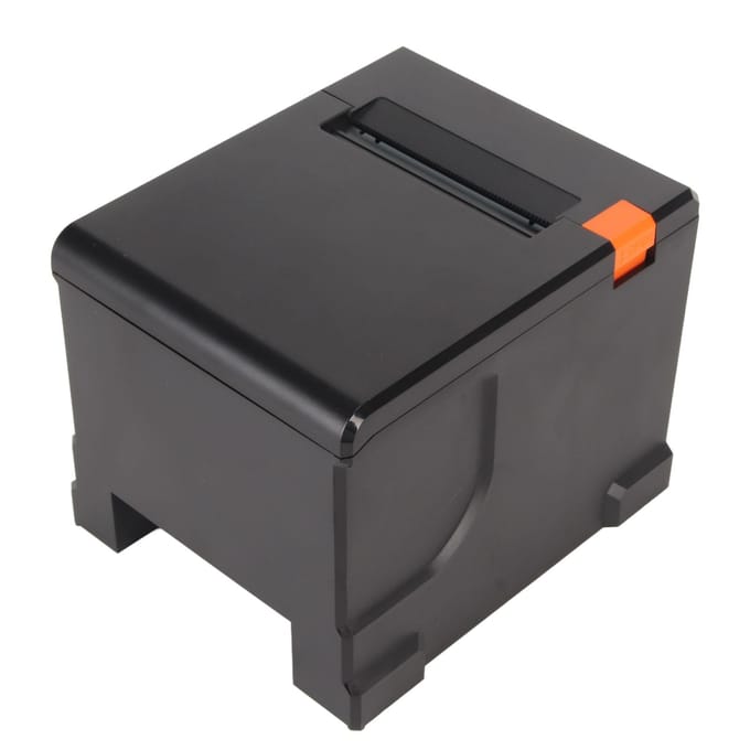 Imprimante thermique POS avec interface Ethernet USB, imprimante de reçus thermique USB 80 mm avec coupe-papier automatique black