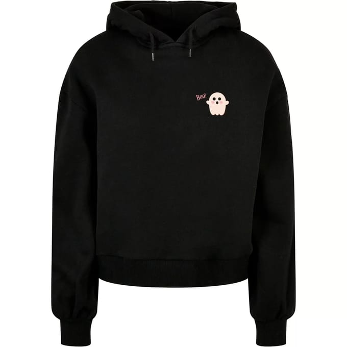 Dames Hoodie Merchcode Halloween - Boo Ghost
