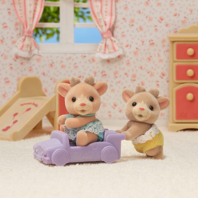 Sylvanian Families 5693 tweeling rendier-fluweelzachte speelfiguren