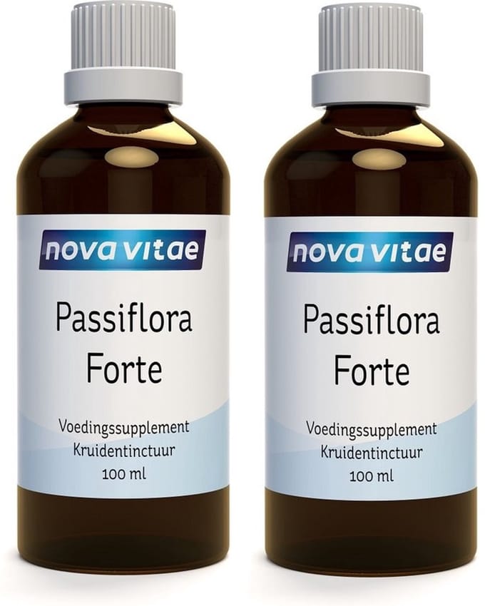 Nova Vitae - Passiflora Forte Tinctuur - Passiebloem - 200 ml