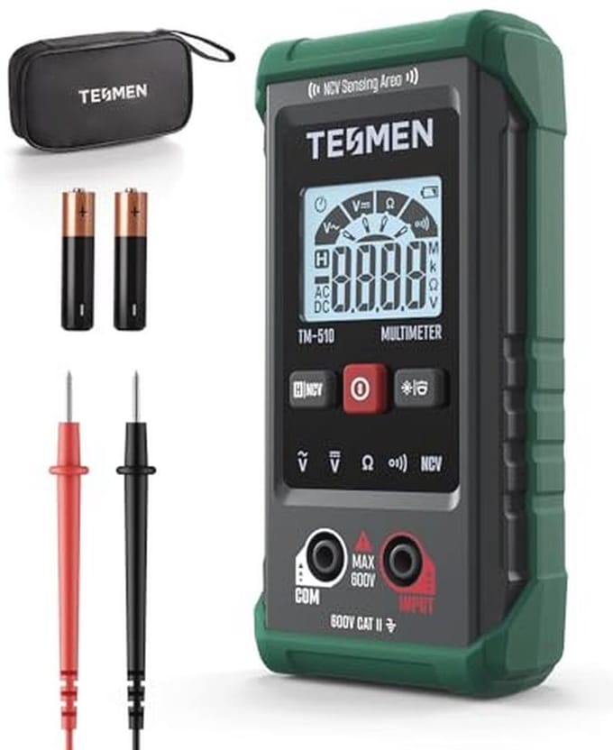 Digitale Multimeter met Automatisch Meetbereik en Contactloze Spanningsdetectie