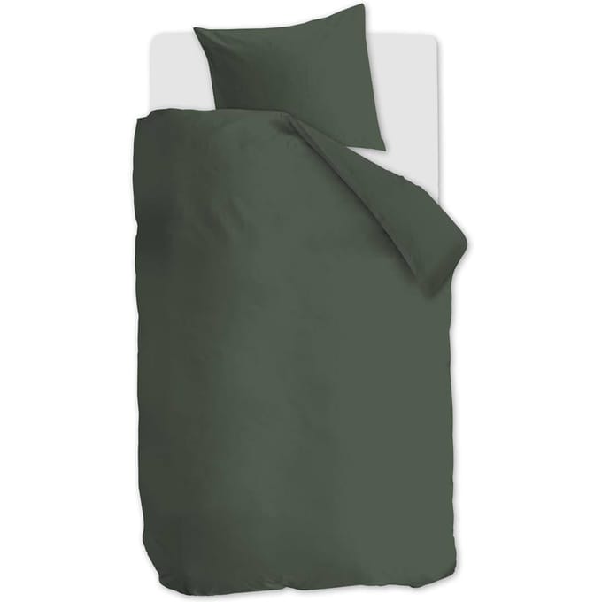 Dekbedovertrekset Easy Olive | At Home by Beddinghouse
