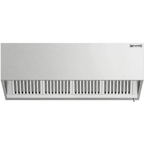 GGM Gastro Induktions-Kastenhaube - 2000mm - ohne Motor - mit Filter & Licht