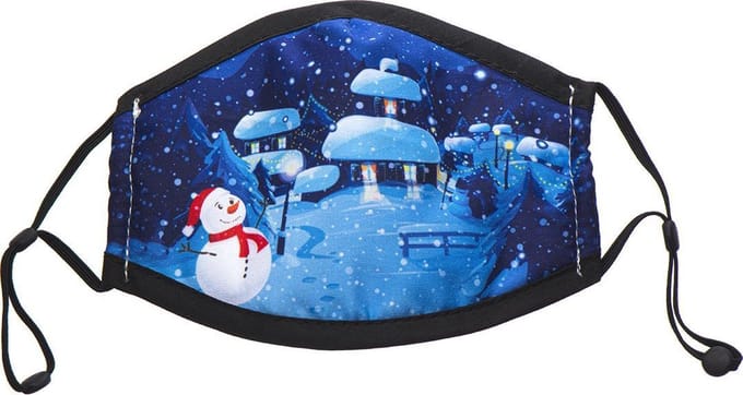 Premium Mondmasker – Katoen Wasbaar – Blauw