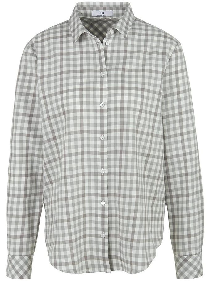 Blouse 100% katoen Van Peter Hahn wit