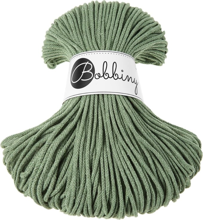 Bobbiny Junior 3mm Eucalyptus Green