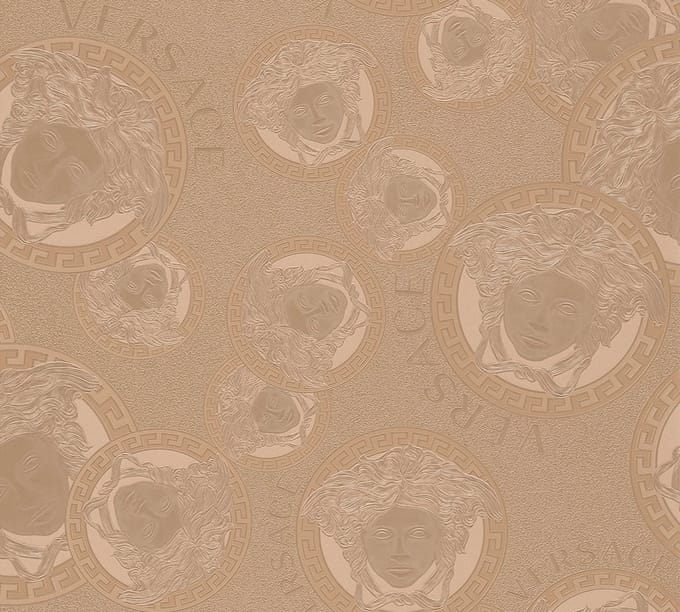SATIJN GLANZEND ROZE KLASSIEK BEHANG | Design - roze - A.S. Création Versace 5