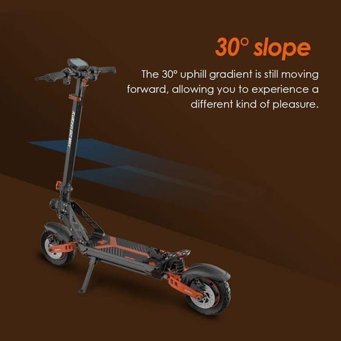 Scooter électrique KUKIRIN G2 MAX - 1000 W - 48 V - Batterie 20 Ah -- 55 km/h