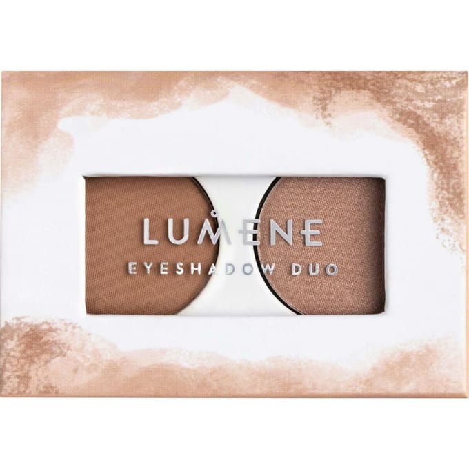 Lumene Bright Eyes Eyeshadow Duo 02 Earthy Nudes 3 g