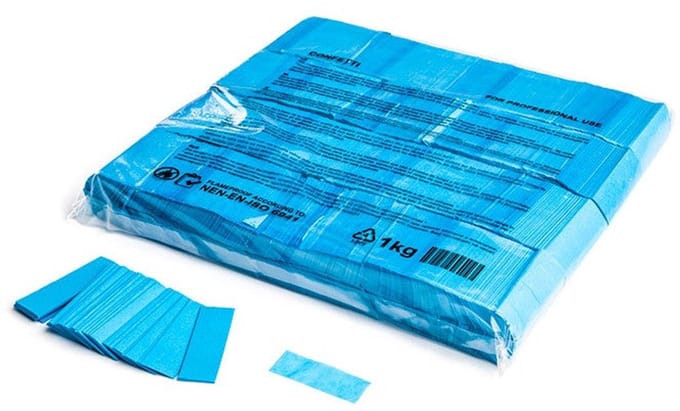 Magic FX CON01LB SF confetti 55 x 17 mm bulkbag 1kg Light Blue