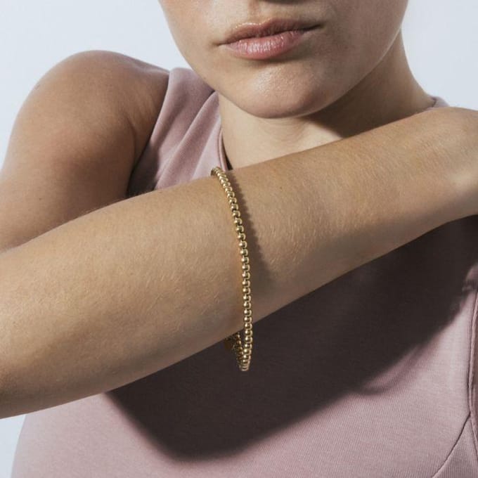 Luxenter Armband met 18-karaats geelgouden afwerking - Garsao