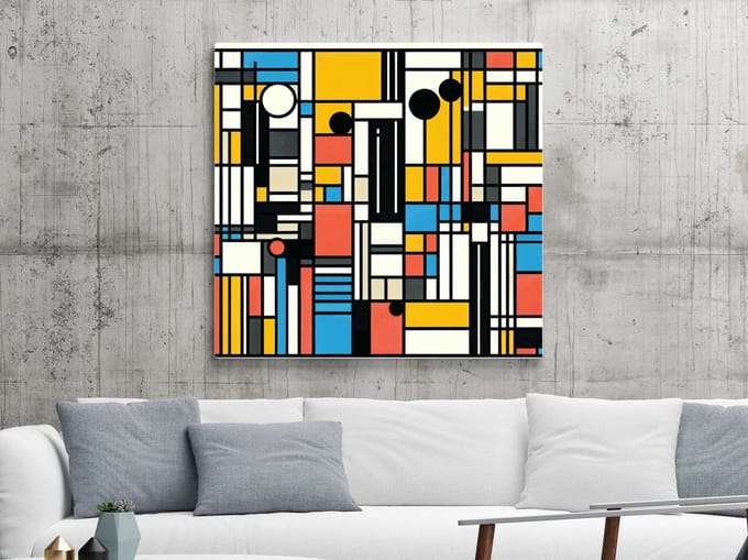 Kunstprint | Wanddecoratie | Dibond | 80 × 80 cm