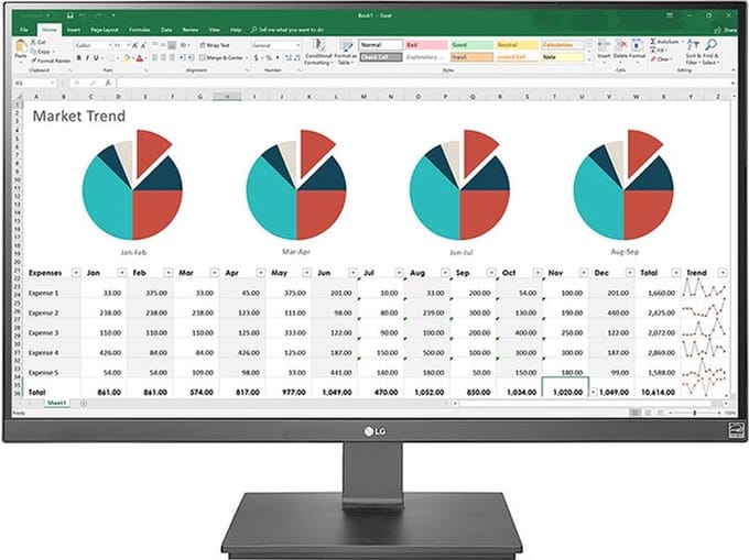 27" LG 27UK670P-B - 3840x2160 (4K) - 60Hz - IPS