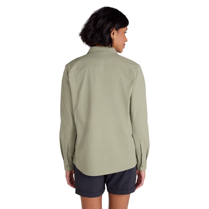Mountain Warehouse Dames Tahiti Sneldrogend Shirt (Khaki Groen)