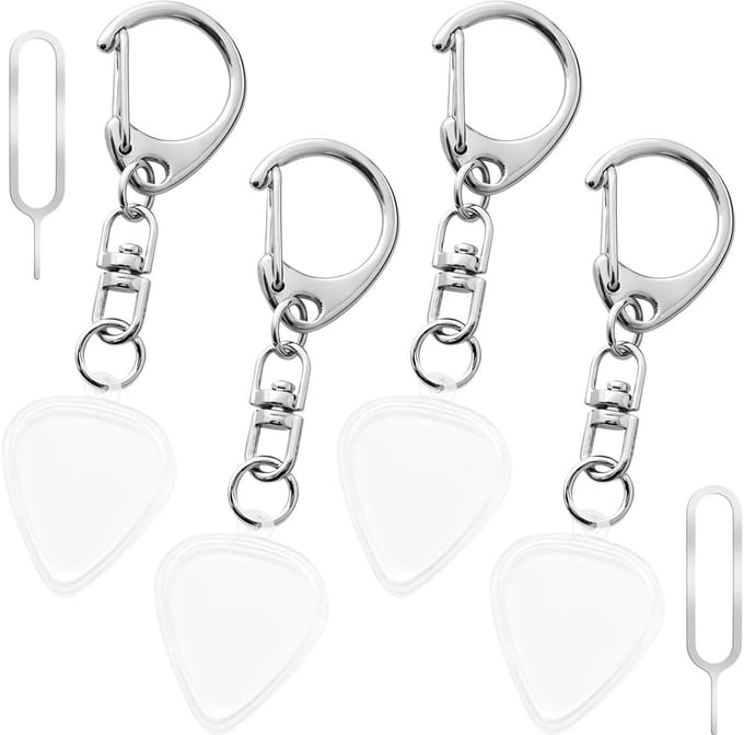 Transparante Acryl - Dailygoods- Gitaarplectrumhouder 4 stuks