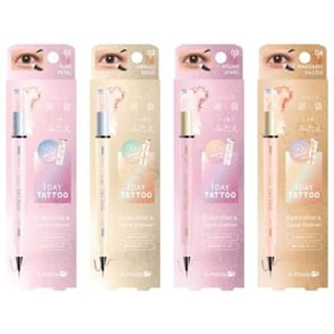 K-Palette - 1 Day Tattoo Eyecolor & Liquid Eyeliner 03 Peony Jewel