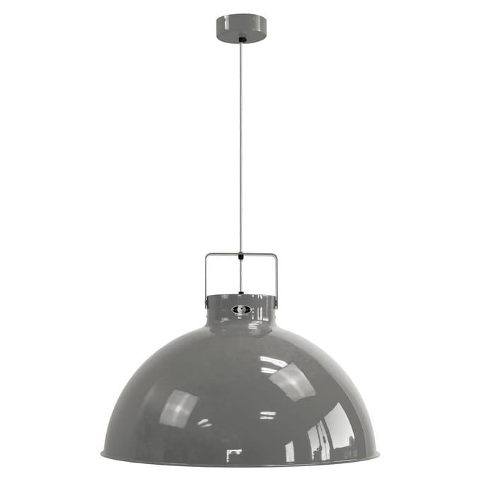 Jieldé Dante D675 hanglamp, grijs, Ø 67,5 cm