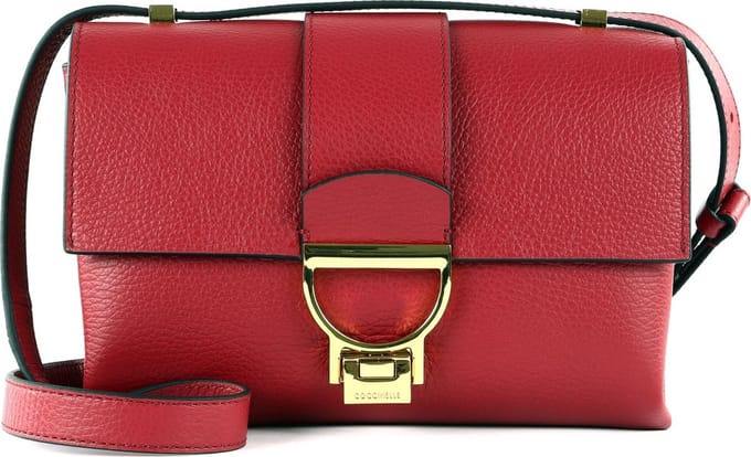 COCCINELLE Leren Schoudertas Arlettis Handbag Sangria (rood)paars