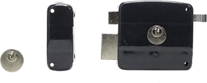 AXA Oplegdeurslot 7490 DIN rechts grijs