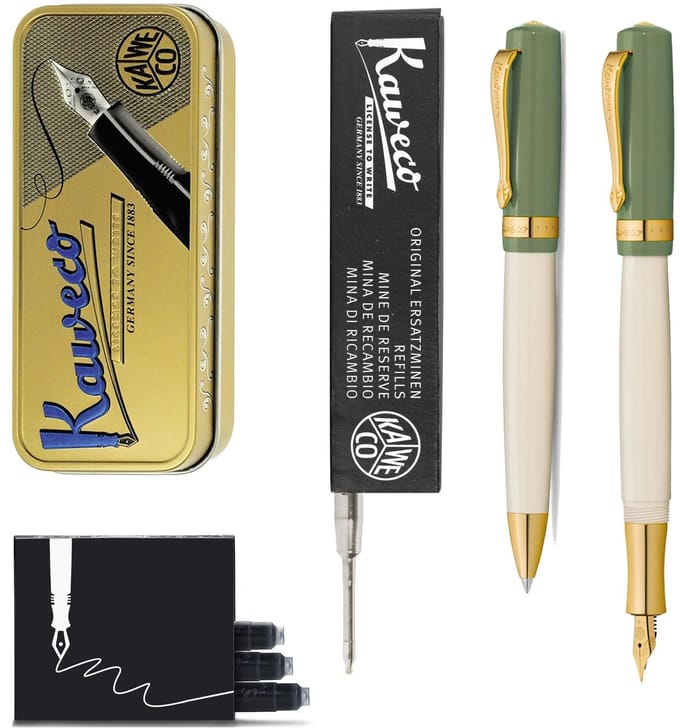 Kaweco - Cadeauset - Student 60's Swing - Vulpen (Medium) - Balpen - extra vullingen