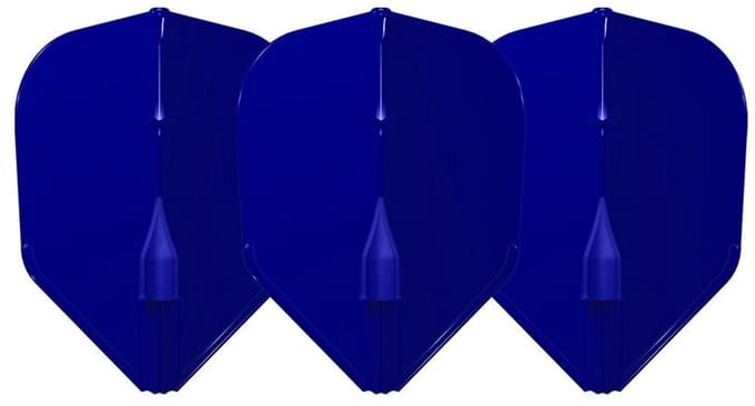 L-Style Champagne Flight EZ L3 Shape Blue - Dart Flights