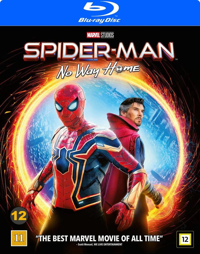 Spider-man No Way Home - Blu-ray - Import zonder NL ondertiteling