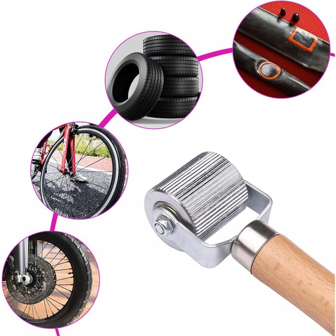 Rosfix Plakroller Houten Houder - Lager 20 Mm - 20 Mm Rolbreedte - Ergonomisch - Banden