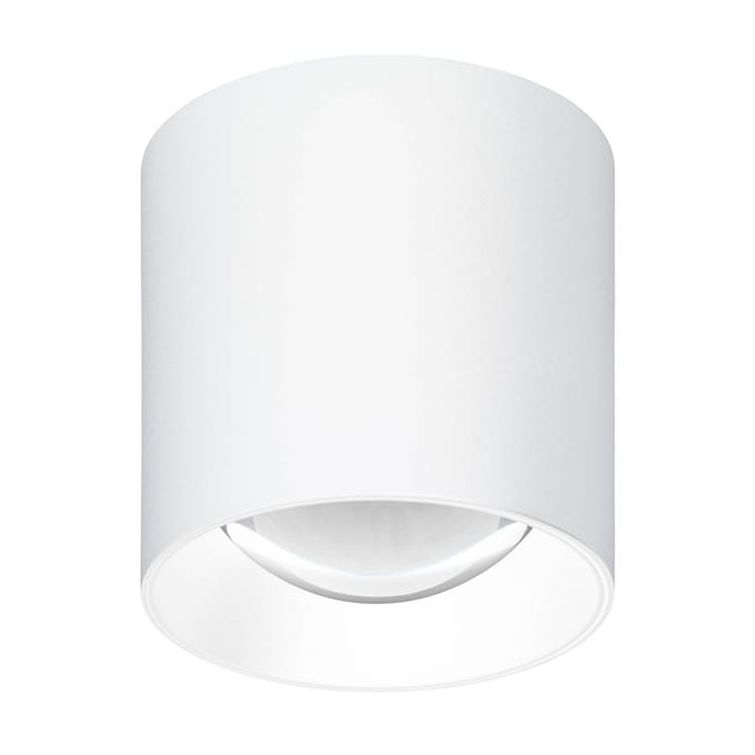 LCD LED buiten plafondlamp 5174, wit, 9 cm, metaal, IP54, CCT