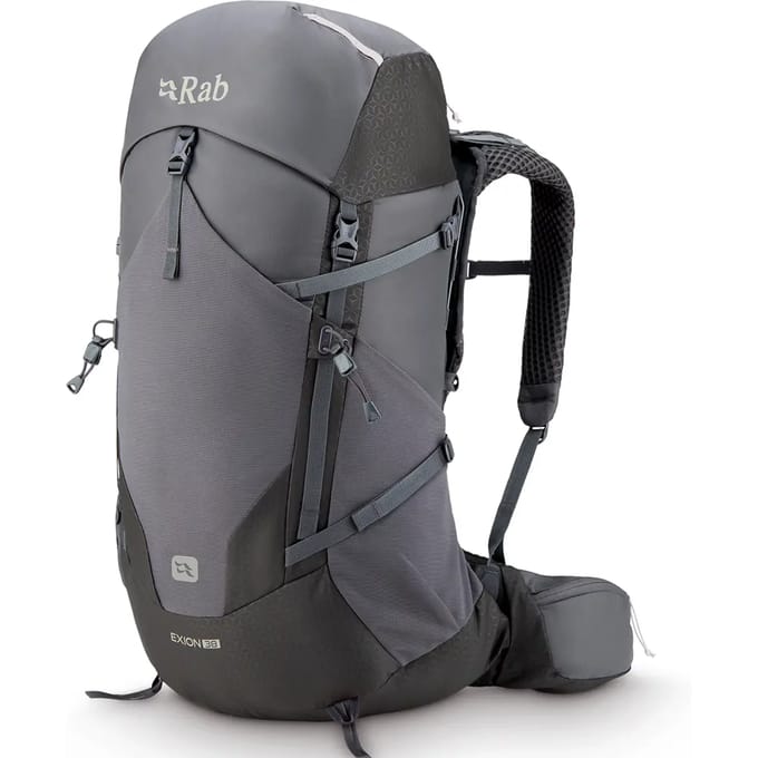 RAB Exion 38 Backpack - 31-40L Tourpack - Anthracite/Graphene
