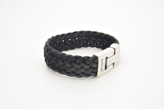 Josh-24340-Armband-Zwart-Heren-22,5cm