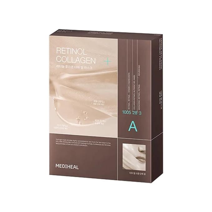 [MEDIHEAL] Derma Seal Lifting Mask Retinol Collageen 28g*10EA beige